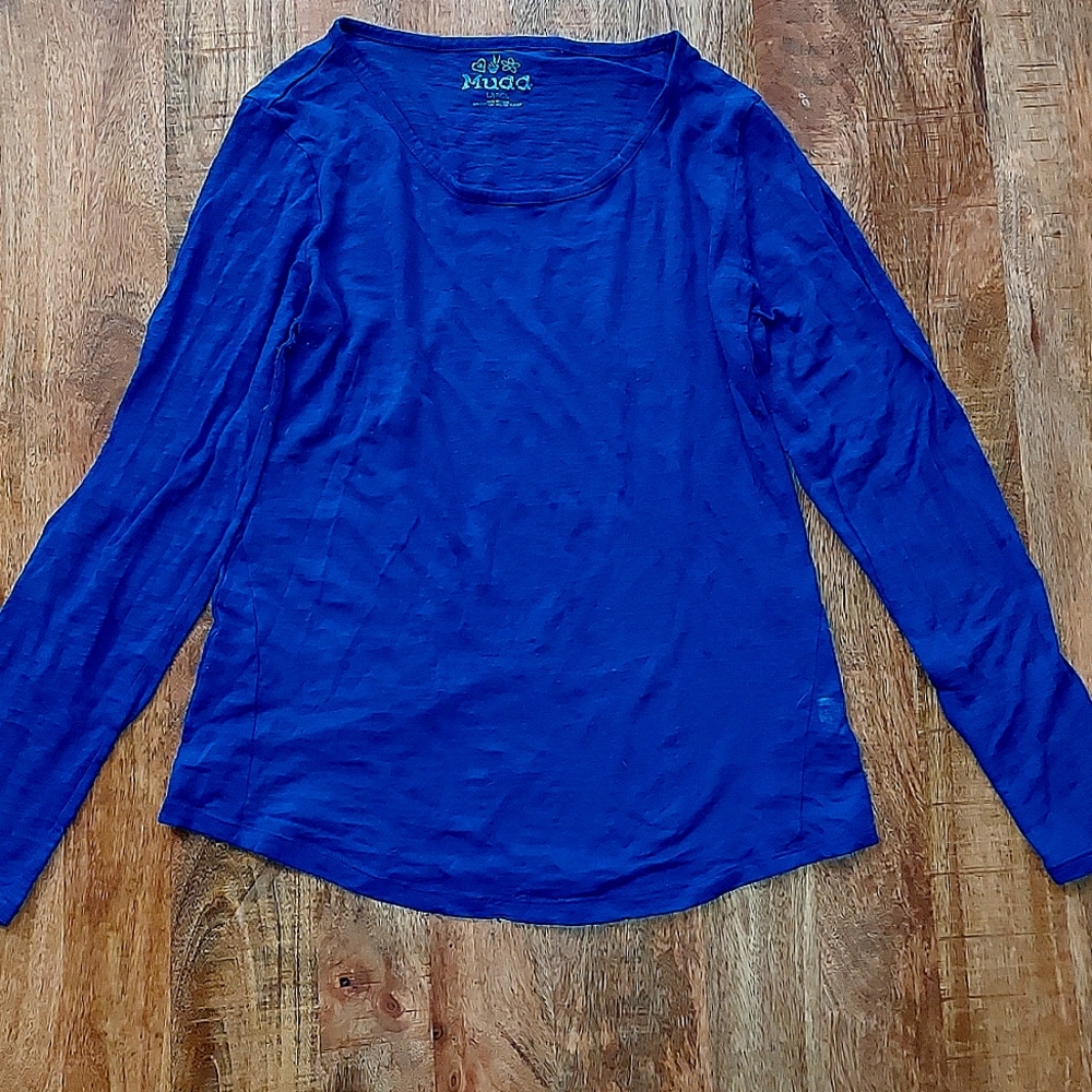 Mudd large  Purple long sleeve cover up